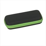 Black Case With Lime Green Zipper